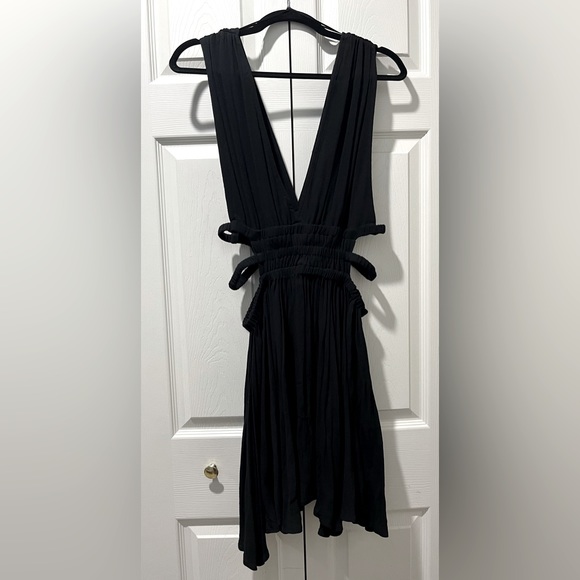 Windsor Black Cut Out Flare Mini Dress NWT - Picture 11 of 16